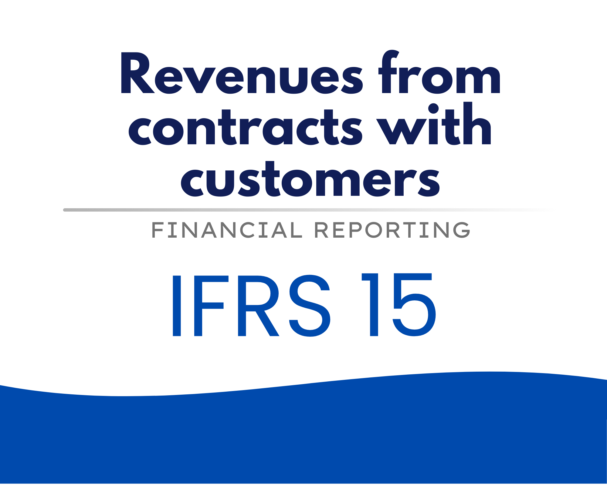 IFRS 15 – Revenues from contracts with customers 🟦