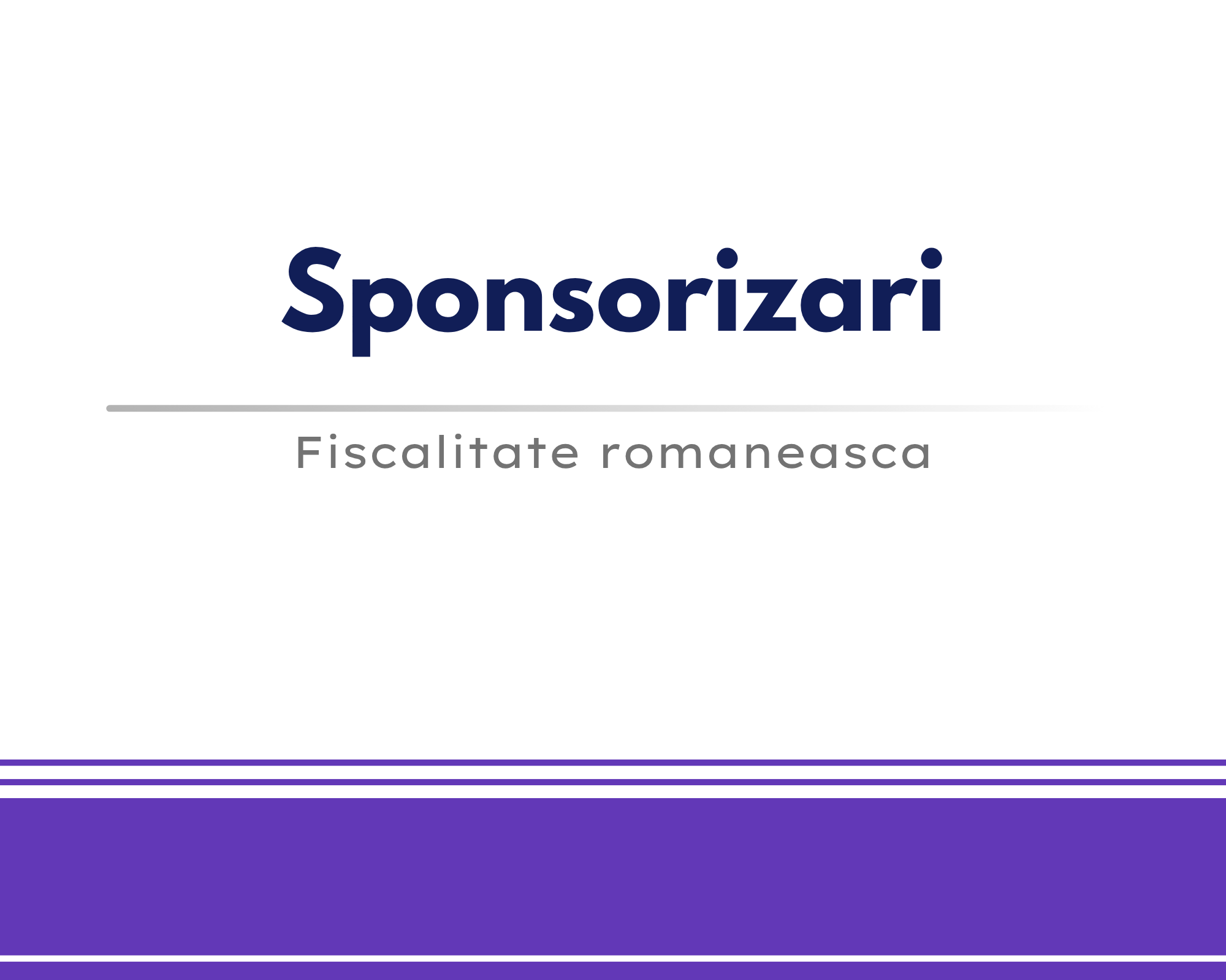 Sponsorizari 🎁🟪