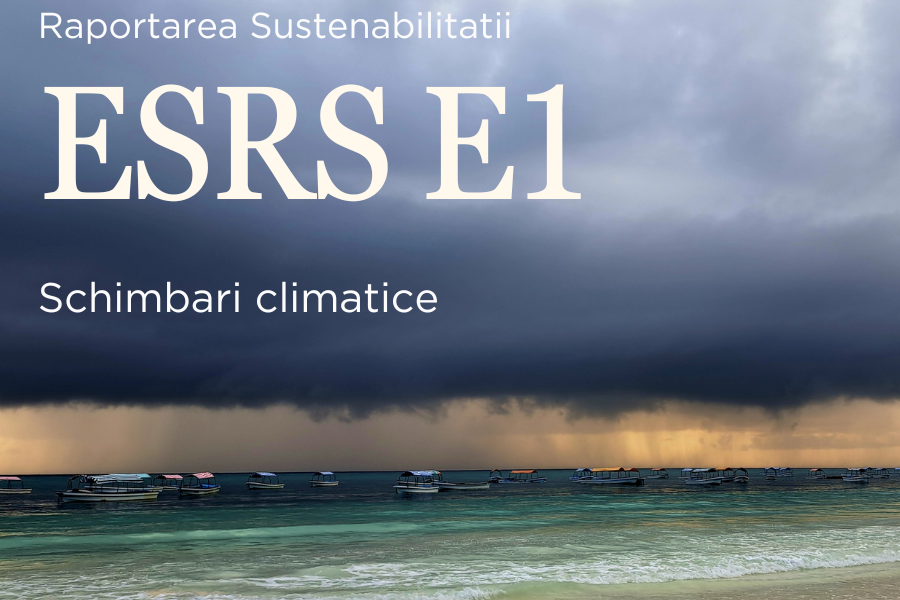 ESRS E1 Schimbari climatice